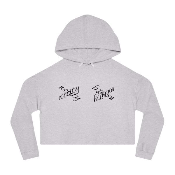 Sweat-shirt court à capuche pour femme – Image 19