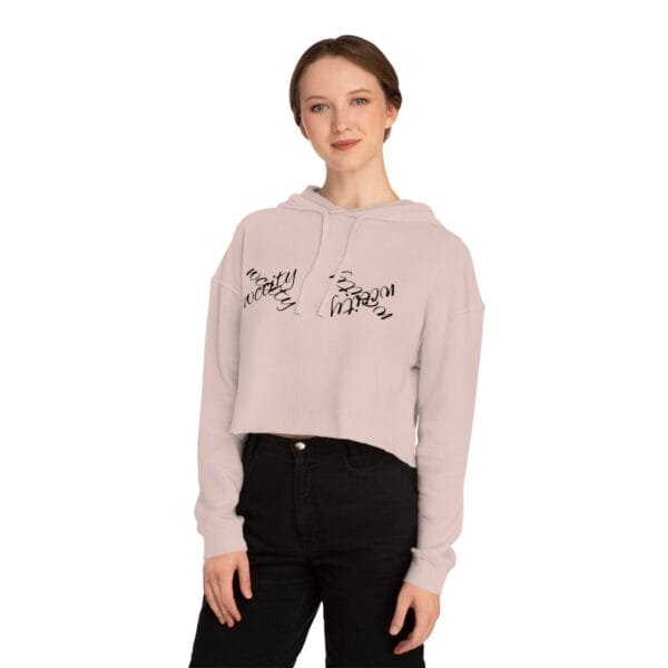 Sweat-shirt court à capuche pour femme – Image 6