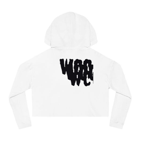 Sweat-shirt court à capuche pour femme – Image 2