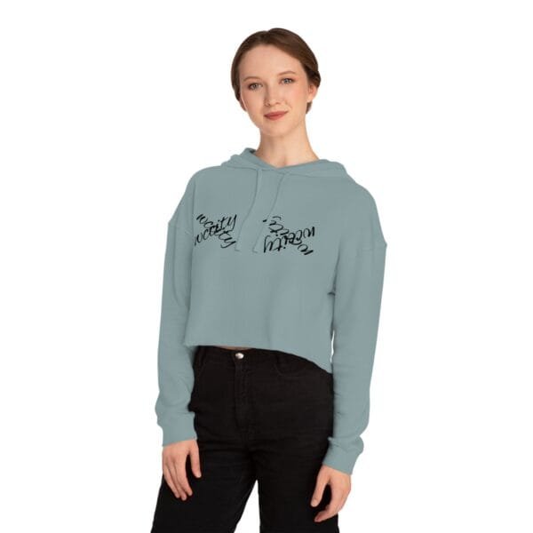 Sweat-shirt court à capuche pour femme – Image 15