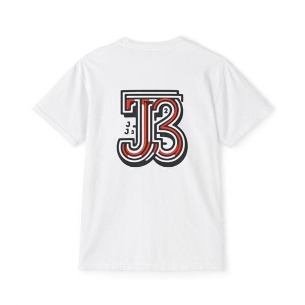 T-shirt à poche unisexe J3 – Image 2