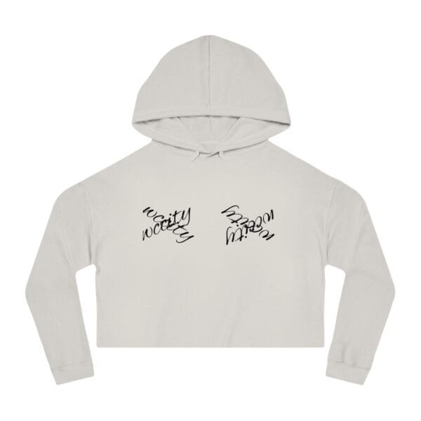 Sweat-shirt court à capuche pour femme – Image 10