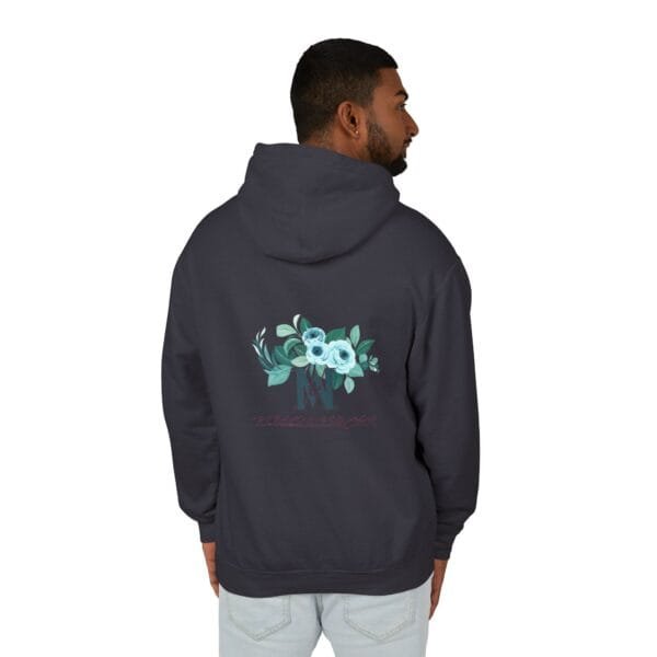 Sweat-shirt à capuche léger unisexe (FLORAL) – Image 40