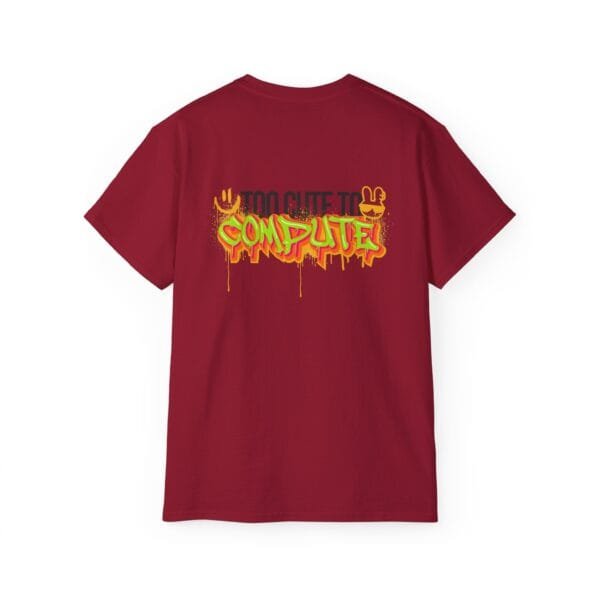 T-shirt unisexe en coton (Too Cute to Compute) – Image 20