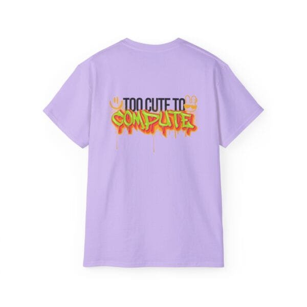 T-shirt unisexe en coton (Too Cute to Compute) – Image 16