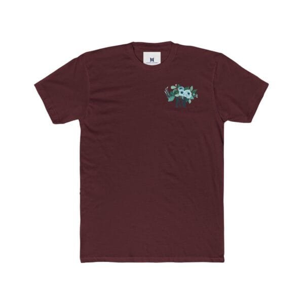 T-shirt ras du cou unisexe en coton (FLORAL) – Image 29