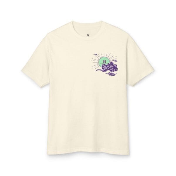 T-shirt unisexe en coton épais (CLOUDY)