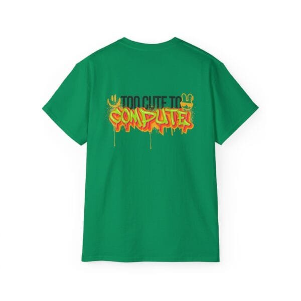 T-shirt unisexe en coton (Too Cute to Compute) – Image 12