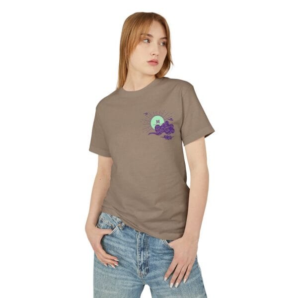T-shirt unisexe en coton épais (CLOUDY) – Image 18