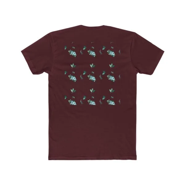 T-shirt ras du cou unisexe en coton (FLORAL) – Image 30