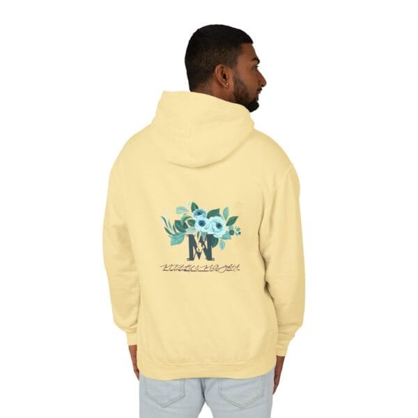 Sweat-shirt à capuche léger unisexe (FLORAL) – Image 28