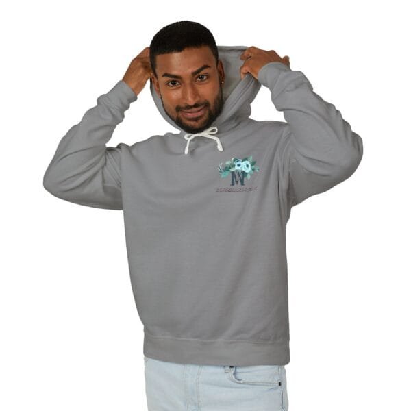 Sweat-shirt à capuche léger unisexe (FLORAL) – Image 31