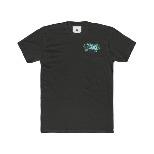 T-shirt ras du cou unisexe en coton (FLORAL) – Image 21
