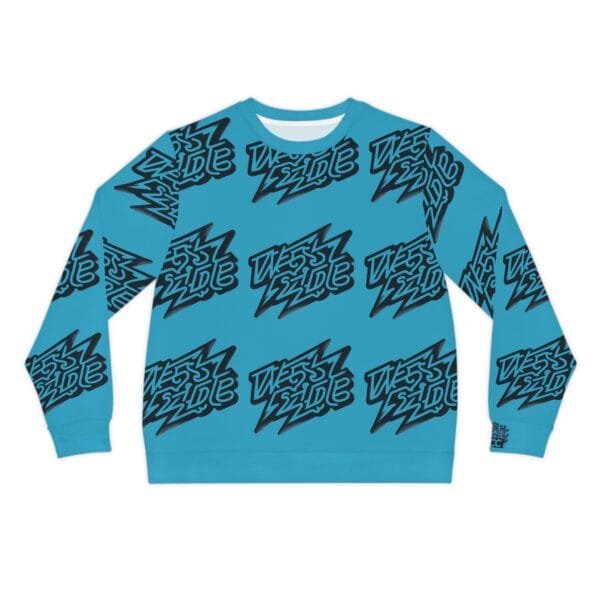 Vibrant Graphic Lightweight Sweatshirt - ‘Dress Slide’ Design