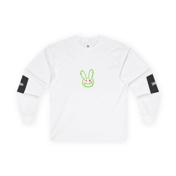 T-shirt à manches longues unisexe en coton (BUNNY)X
