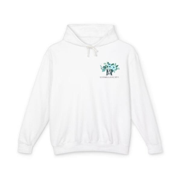 Sweat-shirt à capuche léger unisexe (FLORAL) – Image 5