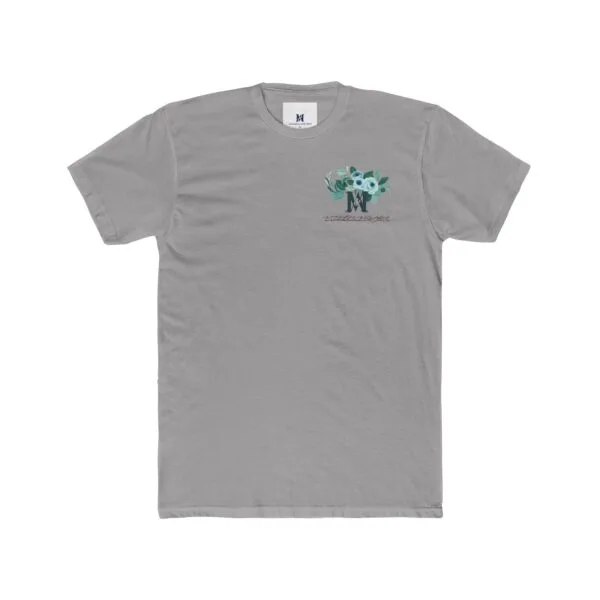 T-shirt ras du cou unisexe en coton (FLORAL) – Image 5