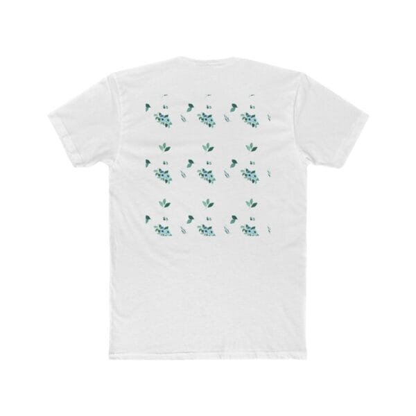 T-shirt ras du cou unisexe en coton (FLORAL) – Image 4