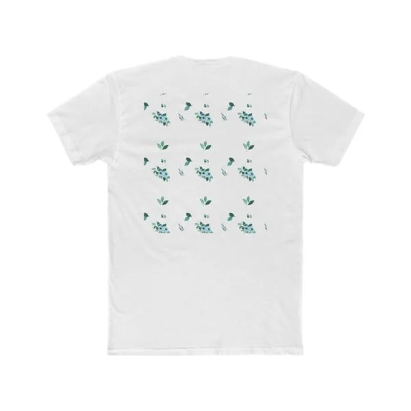 T-shirt ras du cou unisexe en coton (FLORAL) – Image 4