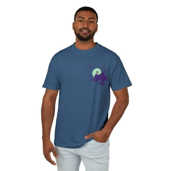 T-shirt unisexe en coton épais (CLOUDY) – Image 27