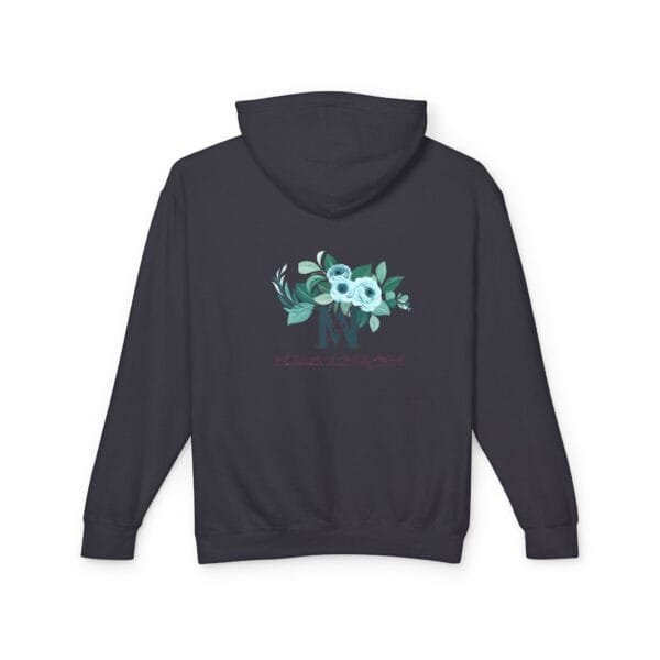 Sweat-shirt à capuche léger unisexe (FLORAL) – Image 38