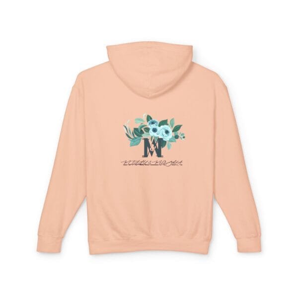 Sweat-shirt à capuche léger unisexe (FLORAL) – Image 18