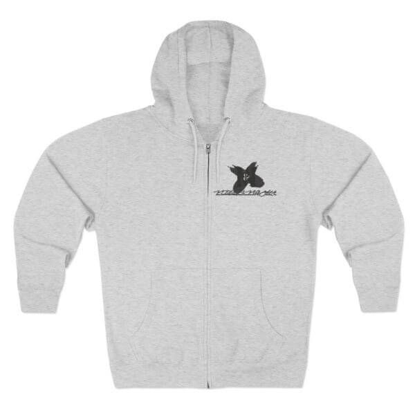 Sweat à capuche zippé unisexe (M&M) – Image 7