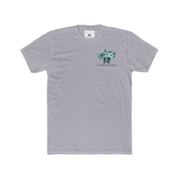 T-shirt ras du cou unisexe en coton (FLORAL) – Image 15
