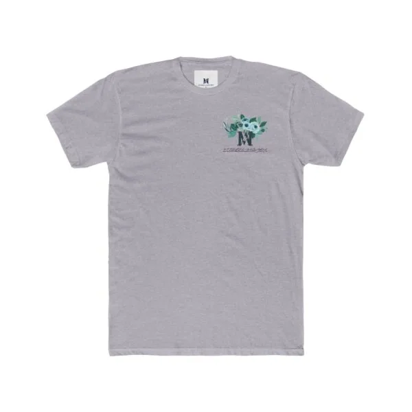 T-shirt ras du cou unisexe en coton (FLORAL) – Image 15
