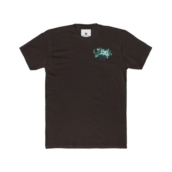 T-shirt ras du cou unisexe en coton (FLORAL) – Image 9