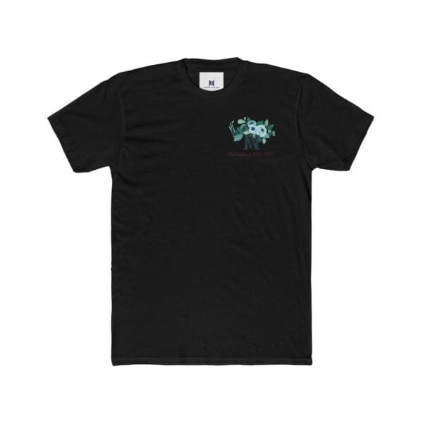 T-shirt ras du cou unisexe en coton (FLORAL) – Image 11