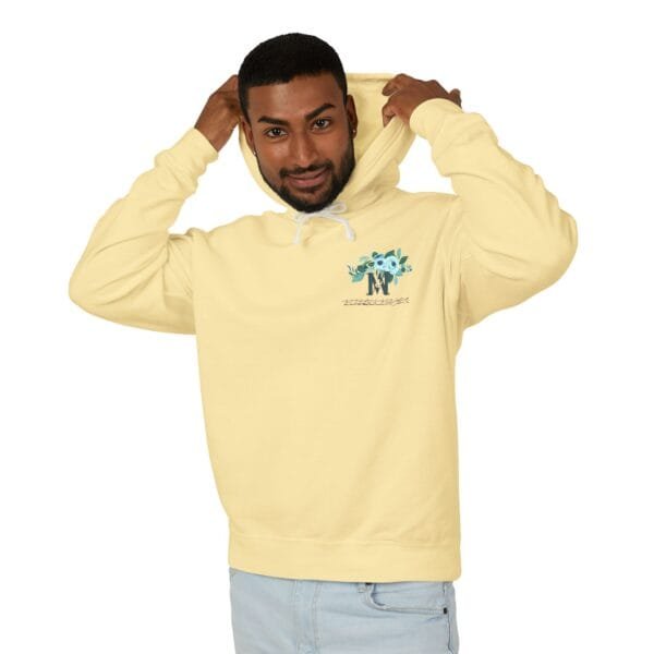 Sweat-shirt à capuche léger unisexe (FLORAL) – Image 27