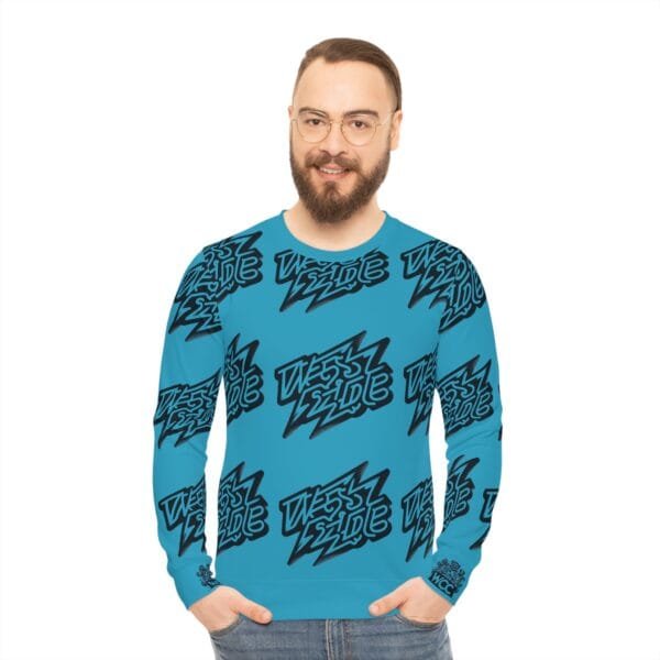 Vibrant Graphic Lightweight Sweatshirt - ‘Dress Slide’ Design – Image 3