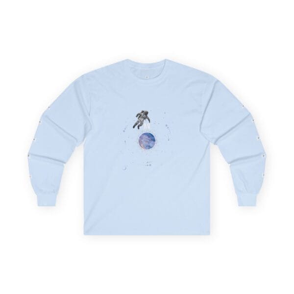 T-shirt unisexe à manches longues en coton (astro) – Image 7