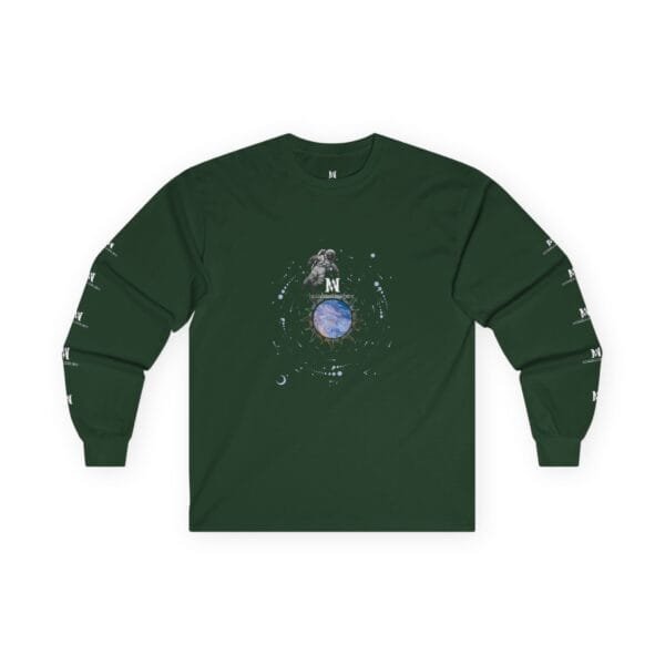 T-shirt unisexe à manches longues en coton (astro) – Image 5