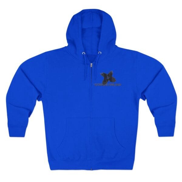 Sweat à capuche zippé unisexe (M&M) – Image 13
