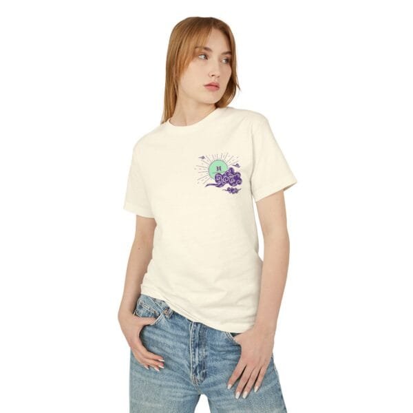 T-shirt unisexe en coton épais (CLOUDY) – Image 4