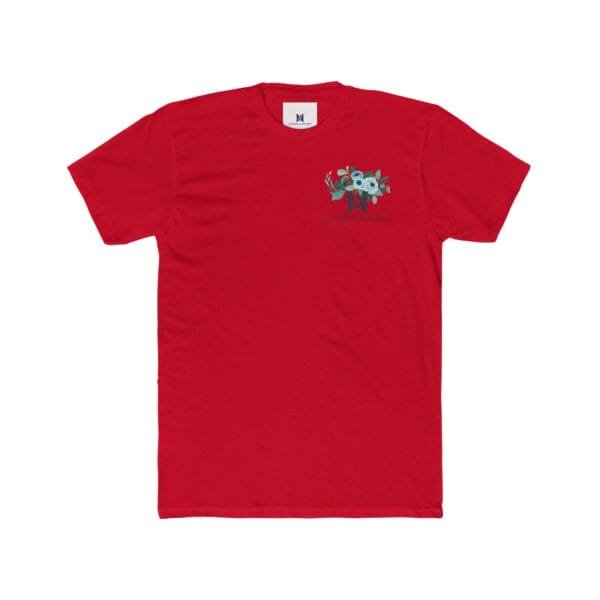 T-shirt ras du cou unisexe en coton (FLORAL) – Image 27