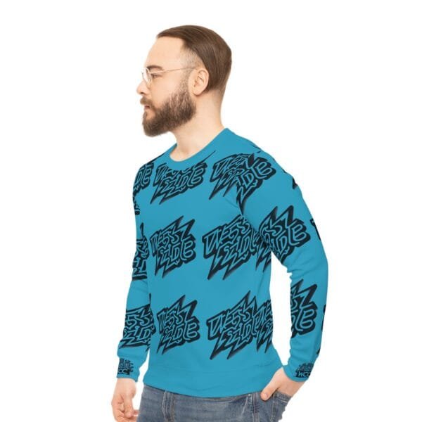 Vibrant Graphic Lightweight Sweatshirt - ‘Dress Slide’ Design – Image 6
