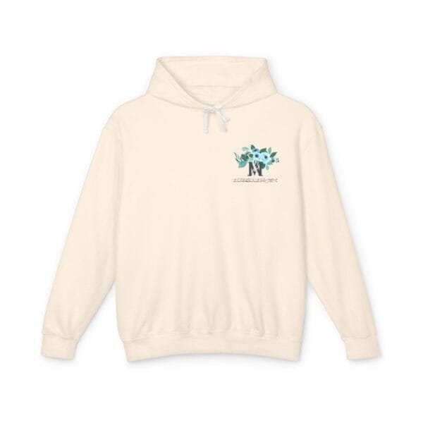 Sweat-shirt à capuche léger unisexe (FLORAL)