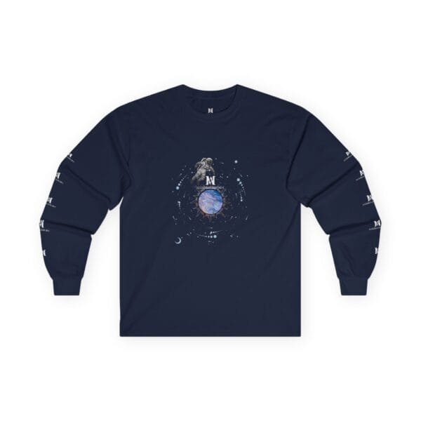 T-shirt unisexe à manches longues en coton (astro) – Image 13
