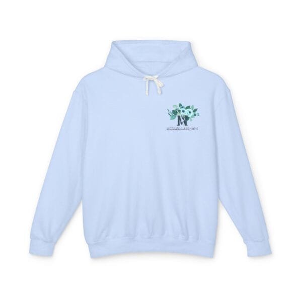 Sweat-shirt à capuche léger unisexe (FLORAL) – Image 9