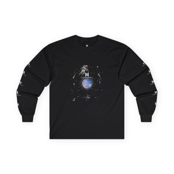 T-shirt unisexe à manches longues en coton (astro)