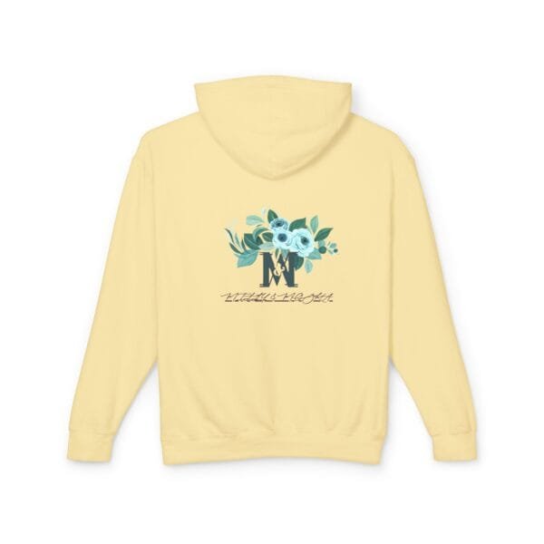Sweat-shirt à capuche léger unisexe (FLORAL) – Image 26
