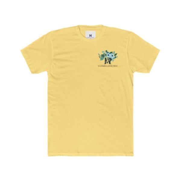 T-shirt ras du cou unisexe en coton (FLORAL) – Image 19