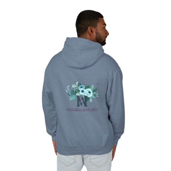 Sweat-shirt à capuche léger unisexe (FLORAL) – Image 36
