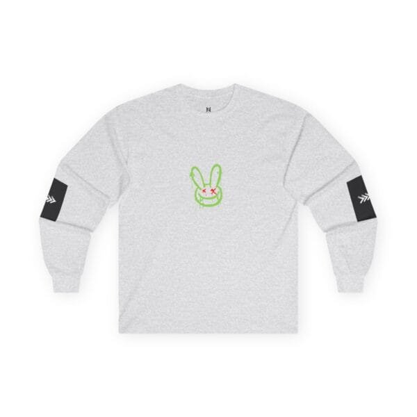T-shirt à manches longues unisexe en coton (BUNNY)X – Image 3