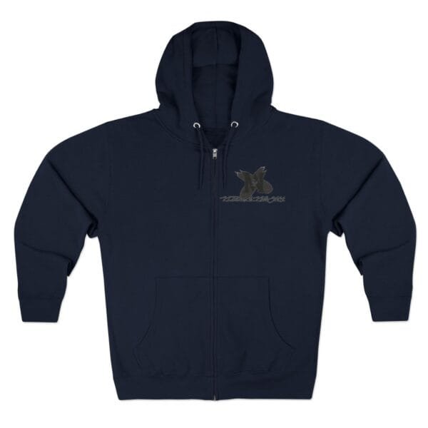Sweat à capuche zippé unisexe (M&M) – Image 16
