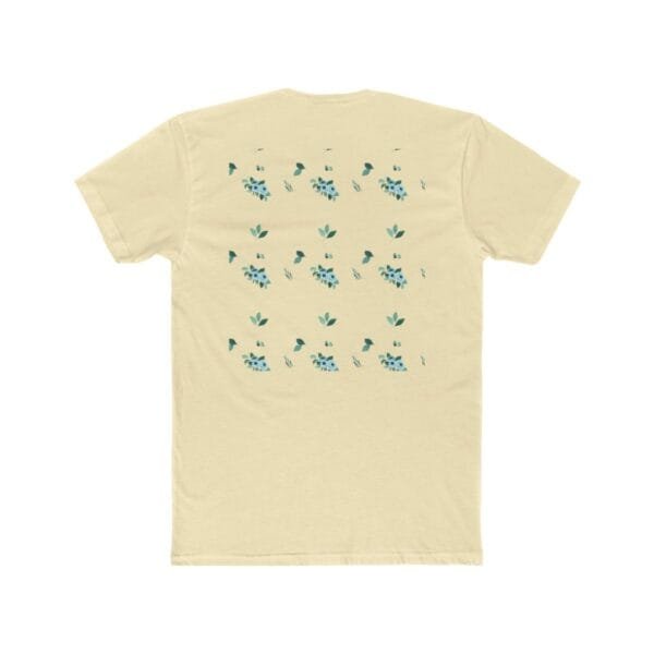 T-shirt ras du cou unisexe en coton (FLORAL) – Image 2