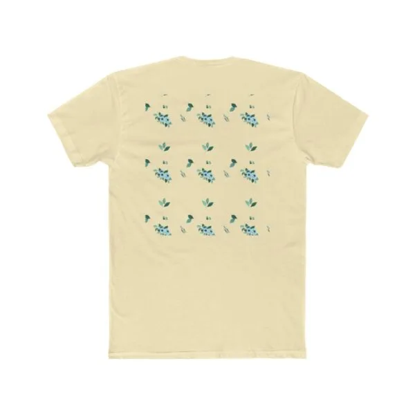T-shirt ras du cou unisexe en coton (FLORAL) – Image 2